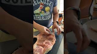 Deboning a chicken in 21 seconds [upl. by Madoc]