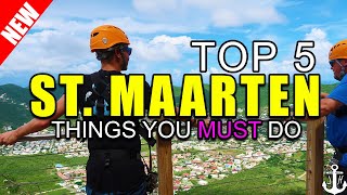 Top 5 THINGS TO DO ON A CRUISE TO ST MAARTEN [upl. by Liv]