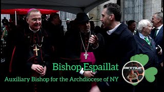 Todd interviews Bishop Espaillat amp Bishop Whalen at the 2022 St Patricks Day Parade in NYC [upl. by Inacana]