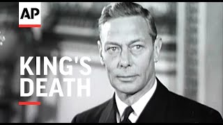 TRAGIC NEWS OF KINGS DEATH  1952 [upl. by Elaen]