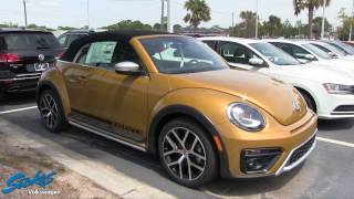 2017 Volkswagen Beetle Convertible Dune Edition  Review  Stokes Volkswagen  North Charleston SC [upl. by Sil]