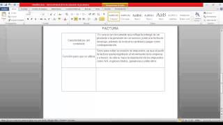 Como hacer los cuadros en documento de word [upl. by Halehs103]