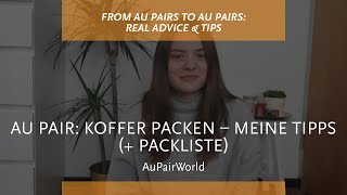 Au pair Koffer packen – meine Tipps  Packliste [upl. by Rehpotirhc824]