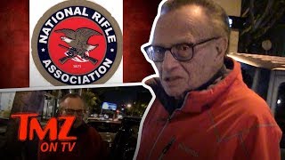 Larry King Slams The NRA  TMZ TV [upl. by Anabelle]