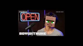 Villager ai cover BoywithukeGhost open mic version [upl. by Merrie442]