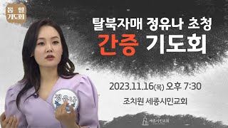 조치원 세종시민교회 이만갑 새롭게하소서 출연  정유나 탈북자매 간증 기도회 [upl. by Lirbaj615]