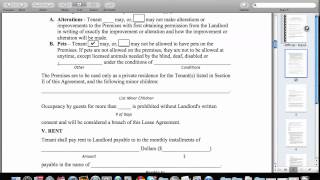 How To Fill Out A Residential Lease Agreement [upl. by Rosanne]