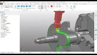 Autodesk PowerMill  4 Axis  Automatic Collision Avoidance [upl. by Droffilc]