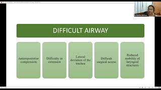 Anaesthetic concerns in thyroid and parathyroid malignancies 02112023 [upl. by Yro158]