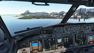 Santos Dumont Operations  PMDG 737800 flown by Real 737 Captain  Microsoft Flight Simulator [upl. by Oderfla]