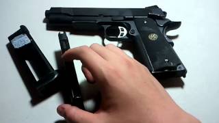 Airsoft kjw 1911 pistol [upl. by Nyladnarb]