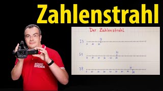 Der Zahlenstrahl  einfach erklärt  Lehrerschmidt  Grundschule [upl. by Harshman]