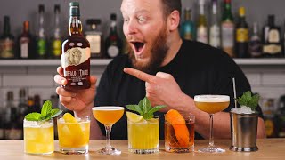 7 bourbon whiskey cocktails with only 1 bottle [upl. by Ayanad361]