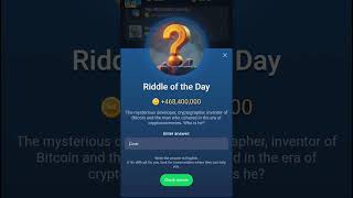 X Empire Riddle of the Day  2 September 2024 [upl. by Jennee440]