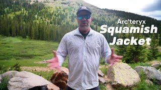 Arcteryx Squamish Jacket Review  Stylish Wind Jacket [upl. by Casavant]