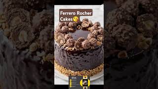 Ferrero Rocher Cakes😘l PlaceCakesOrder onWhatsApp91 9892019563🙏😊 cake short shortvideo tranding [upl. by Nelyahs]