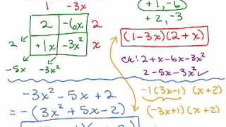 Factoring 14a  Trinomials Part 7 [upl. by Ahsikit58]