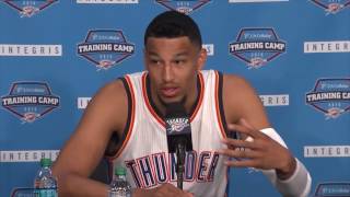 Thunder Media Day Andre Roberson [upl. by Verine]