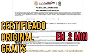 Como Descargar Certificado original Legalizado Secundaria Bachillerato Prescolar Primaria Gratis [upl. by Ilzel307]