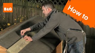 How to felt a shed roof [upl. by Llerehc108]