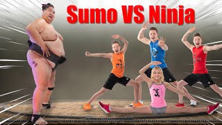 Ninjas VS Sumo The Complete Challenge [upl. by Chelsy]