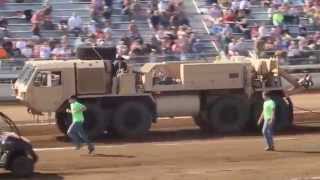 Oshkosh M984A4 HEMTT Wrecker Truck Pull [upl. by Standford]