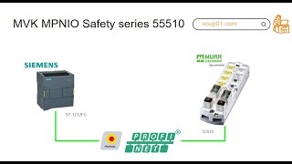 SiemensUsing Murrelektronik 55510 Block to configure a ProfisafeProfinet Network [upl. by Yeclek]