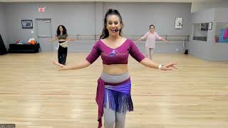 60Minute Belly Dance Workout  Learn while you burn bellydance fitness [upl. by Mohandis]