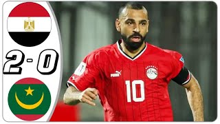 Egypt vs Mauritania 20  All Goals amp Highlights  2024 [upl. by Fernande]