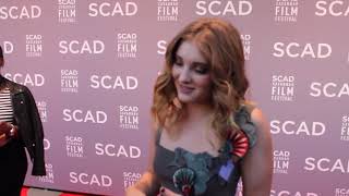 SCAD Savannah Film Festival 2017 Robert Pattinson Willow Shields interviews [upl. by Schell]