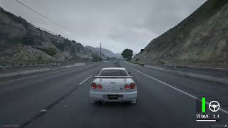 Nissan Skyline R34 ZTune RB28DETT Engine Sound for GTA V [upl. by Ynad433]