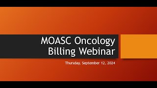 Oncology Billing Updates [upl. by Brandon]