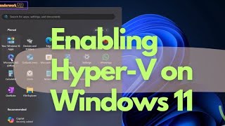 HyperV on Windows 11 [upl. by Ellener]