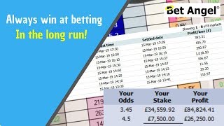 Betting strategy that works  How to always win at betting in the long run [upl. by Neelrac]