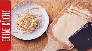 Spätzle selber machen  So einfach geht es 🍝  REWE Deine Küche [upl. by Kaleb]