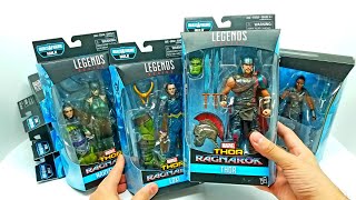 THOR RAGNAROK Complete Set Marvel Legends Hulk Build a figure [upl. by Kcirrek]