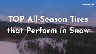 TOP 10 Best AllSeason Tires that Perform in Snow [upl. by Eugor]