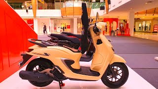 2024 Honda STYLO 160 CBS Glam Beige  Detailed Walkaround Review  Stunning Retro Modern Scooters [upl. by Kalam]