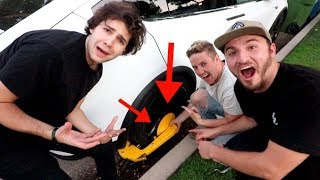 DAVID DOBRIK TESLA PRANK GONE WRONG [upl. by Chery]