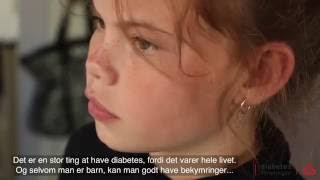 Lærke 11 år har diabetes [upl. by Ahsenak]