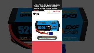 제품번호  5512 RC카용 DXF 배터리 4S 6S Lipo 148V 152V 222V 5200mAh 6200mAh 👉80 할인 [upl. by Hadwyn]