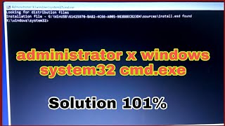 administrator x windows system32 cmdexe  How to repair administrator x windows  Hiking Tech 2021 [upl. by Yelik197]