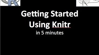 Learn knitr in 5 Minutes [upl. by Zigmund650]