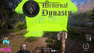 Medieval Dynasty Let´s Play deutsch Folge 2  Das erste Haus [upl. by Nosnhoj]