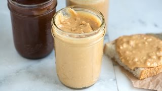 How To Make Peanut Butter  EASY Homemade Peanut Butter [upl. by Mcguire911]