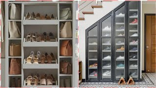 Shoe Rack Storage Design Ideas  Shoe Stand Design  Space Save Partition Shoe Storage Bench Hacks [upl. by Ecnerwaled]