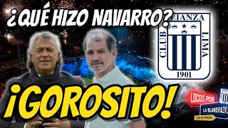 “PIPO GOROSITO” EL PRIMER ERROR DE FRANCO NAVARRO ALIANZALIMA ARRIBAALIANZA [upl. by Olrak]