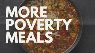 More Poverty Meals Budget Meals for Low Income Families [upl. by Celin]