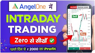 Angel One Intraday Trading kaise kare in hindi  Angel One Trading kaise kare  Digital Saurav [upl. by Eipper]