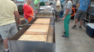 Processing over 3000 pounds of honey in just six hours [upl. by Ivzt]